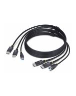 StarTech.com 6ft (1.8m) Dual-DisplayPort and USB 5Gbps KVM Cable - Tastatur- / Video- / Maus- (KVM-)