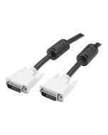 StarTech.com DVI-D Dual Link Kabel 5m (Stecker/Stecker) - DVI 24+1 Pin Monitorkabel Dual Link - DVI Anschlusskabel mit Ferritkernen - DVI-Kabel - Dual Link - DVI-D (M)
