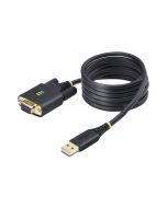 StarTech.com 6.6ft/2m USB to Null Modem Serial Adapter Cable, FTDI, RS232 - Kabel USB / seriell - USB (M)
