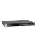 Netgear M4300-52G - Switch - L3 - managed - 2 x 10/100/1000/10000 + 2 x 10 Gigabit SFP+ + 48 x 10/100/1000