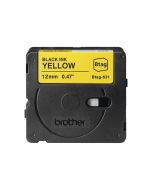 Brother BTAG-631 - Schwarz auf Gelb - Rolle (1,2 cm x 4 m)