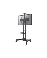 Neomounts NM-M1700BLACK TV-Trolley 32-75", Schwarz, Fester Bodenständer, Stahl, 50 kg, 81,3 cm (32"), 190,5 cm (75")