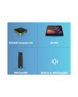 AudioCodes Room Experience (RX) Suite RXV200-B360 - Bundle - Kit für Videokonferenzen (Rechensystem, camera, Touch-Controller)