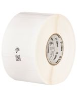 Zebra PolyO 3100T - Polyolefin - halbglänzend - permanenter Klebstoff - Satin White - 102 x 152 mm 3800 Etikett(en) (4 Rolle(n)