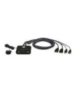 ATEN CS22HF - KVM-/USB-Switch - 2 x KVM / USB