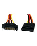 StarTech.com SATA Verlängerung 30cm - S-ATA 15 Pin Stromverlängerung Stecker / Buchse - interne Serial-ATA Stromverlängerung - Spannungsversorgungs-Verlängerungskabel - SATA-Stromstecker (M)