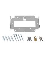 Lancom Wall Mount + Lock (LN, Bulk 10), Metallisch