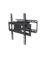 Manhattan TV & Monitor Mount (Clearance Pricing), Wall, Full Motion, 1 screen, Screen Sizes: 32-55", Black, VESA 200x200 to 400x400mm, Max 50kg, LFD, Tilt & Swivel with 3 Pivots, Lifetime Warranty - Klammer - für LCD TV - stabiler Stahl - Schwarz - Bildsc