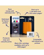 Epson Singlepack Black 405 DURABrite Ultra Ink, Standardertrag, Schwarz, Farbsublimations-Tinte, 7,6 ml, 7,6 ml, 1 Stück(e)