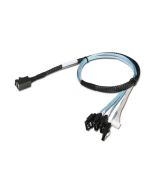 Chenbro 26H12314609A0, 0,55 m, mini-SAS, SATA, Gerade, Gerade, Schwarz, Blau