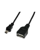 StarTech.com 30cm Mini USB 2.0 Kabel - USB A auf Mini B - Bu/St - USB-Kabel - USB (W)