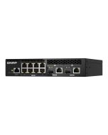 QNAP QSW-M2108R-2C - Switch - managed - 8 x 2.5GBase-T + 2 x combo 10 Gigabit SFP+/RJ-45