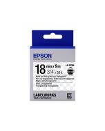 Epson LabelWorks LK-5TBN - Schwarz auf durchsichtig - Rolle (1,8 cm x 9 m)