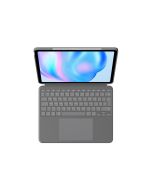 Logitech Combo Touch - Tastatur und Foliohülle - mit Trackpad - hintergrundbeleuchtet - Apple Smart connector - QWERTZ - Schweiz - Oxford Gray - für Apple 13-inch iPad Air (M2, M3)
