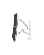 Ergotron LX - Befestigungskit (Doppelarm, hohe Säule) - für 2 LCD-Displays - Aluminium - weiß - Bildschirmgröße: bis zu 101,6 cm (bis zu 40 Zoll)