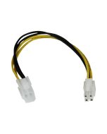 StarTech.com 20 cm ATX12V 4 Pin. P4 CPU-Verlängerungskabel – St/Bu - Spannungsversorgungs-Verlängerungskabel - 4 PIN ATX12V (M)