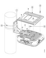 Cisco Wireless Access-Point Montageset (horizontal)