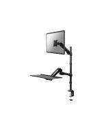 Neomounts FPMA-D500KEYB - Befestigungskit - Voll beweglich - für LCD-Display / PC-Ausrüstung - Schwarz - Bildschirmgröße: 25.4-68.6 cm (10"-27")
