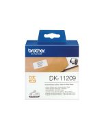 Brother DK-11209 - Schwarz auf Weiß - 800 Adressetiketten