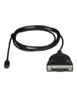 StarTech.com USB-C auf Parallel Druckerkabel - USB zu DB25 - Druckerkabel Adapter - USB C Druckerkabel - Bus Powered - USB-/Parallelkabel - USB-C (M)