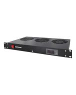 Intellinet Kühleinheit mit 3 Lüftern für 19" Schränke, Zur Montage auf den Profilschienen, 1 HE, schwarz - Rack-Lüftereinsatz - mit 3 Ventilatoren - Wechselstrom 220/240 V - Schwarz, RAL 9005 - 1U - 48.3 cm (19")
