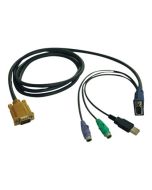 Eaton Tripp Lite Series 6ft USB / PS2 Cable Kit for KVM Switches B020-U08 / U16 & B022-U16 6' - Tastatur- / Video- / Maus- (KVM-)