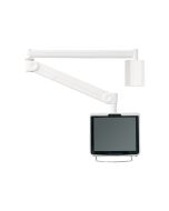 Neomounts FPMA-HAW100 - Halterung - Voll beweglich - für LCD-Display - medizinisch - weiß - Bildschirmgröße: 25.4-61 cm (10"-24")