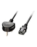 Lindy Stromkabel - BS 1363 (S) zu power IEC