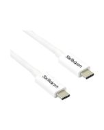 StarTech.com 6.6ft (2m) Thunderbolt 3 Cable, 20Gbps, 100W PD, 4K Video, Thunderbolt-Certified, Compatible w/ TB4/USB 3.2/DisplayPort - Thunderbolt-Kabel - 24 pin USB-C (M)