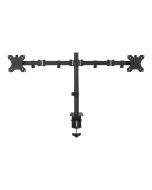 Vision VFM-DPD Monitor Desk Post - Befestigungskit - für 2 LCD-Displays - Stahl - Schwarz - Bildschirmgröße: 33-68.6 cm (13"-27")