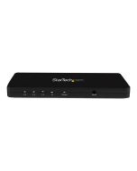 StarTech.com 4 Port HDMI 4k Video Splitter - 1x4 HDMI Verteiler mit Aluminiumgehäuse