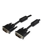 StarTech.com 3m DVI-D Single Link Kabel - St/St - DVI Monitorkabel - 1920x1200 - DVI Verbindungskabel/Anschlusskabel - Schwarz - DVI-Kabel - Single Link - DVI-D (M)