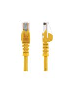 StarTech.com 10m Cat5e Ethernet Netzwerkkabel Snagless mit RJ45 - Cat 5e UTP Kabel - Gelb - Patch-Kabel - RJ-45 (M)