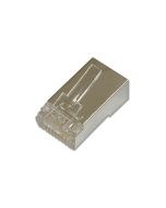 DIGITUS CAT 6 Modularstecker für Rundkabel, Pass through Stecker
