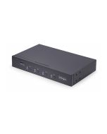 StarTech.com 4-Port KM Switch with Mouse Roaming, USB Switch for Keyboard/Mouse, 3.5mm and USB Audio, Peripheral Sharing for 4 Computers, USB 3.0 Switcher, TAA Compliant - Hotkey/Pushbutton Switching (P4A20132-KM-SWITCH)