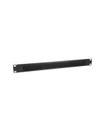 Equip Pro - Kabelabdeckung mit Bürsten - Schwarz, RAL 9005 - 1U - 48.3 cm (19")