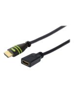 Techly HDMI-Verlängerungskabel mit Ethernet