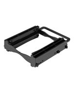 StarTech.com Dual 2,5 SSD/HDD Einbaurahmen für 3,5 Laufwerksschacht - Werkzeuglose Installation - 2 Laufwerks Adapter - Laufwerksschachtadapter - 3.5" to 2 x 2.5" (8,9 cm bis 2 x 6,4 cm)