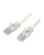 StarTech.com 1m Cat5e RJ45 UTP Netzwerkkabel Snagless - Cat 5e Patchkabel - Weiß - Stecker / Stecker - Patch-Kabel - RJ-45 (M)