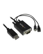 StarTech.com 3m DisplayPort auf VGA Adapterkabel mit Audio - DP zu VGA Konverter - 1920x1200 - DisplayPort-Adapter - DisplayPort (M)