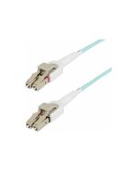 StarTech.com 5m (15ft) LC to LC (UPC) OM4 Switchable Fiber Optic Cable 50/125µm, 100G Networks, Toolless Polarity Switching, Low Insertion Loss - LSZH Fiber Patch Cord (450FBLCLC5SW)