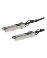 StarTech.com MSA Uncoded Compatible 0.5m 10G SFP+ to SFP+ Direct Attach Breakout Cable Twinax, 10 GbE SFP+ Copper DAC 10 Gbps Low Power Passive Transceiver Module DAC, 10GE Breakout Cable - Lifetime Warranty (SFP10GPC05M)