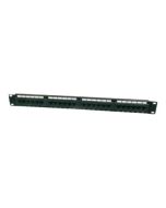 DIGITUS Professional DN-91616U - Patch Panel - CAT 6 - UTP - RJ-45 X 16 - Schwarz, RAL 9005 - 1U - 48.3 cm (19")