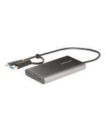 StarTech.com USB-C to Dual-HDMI Adapter, USB-C or A to 2x HDMI, 4K 60Hz, 100W PD Pass-Through, 1ft (30cm)