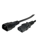 VALUE Stromkabel - IEC 60320 C13 zu IEC 60320 C14