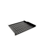ROLINE Rack - Regal - 400 mm tief, Tragfähigkeit 15 kg - RAL 9005, Jet Black - 1U - 48.3 cm (19")