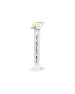 Compulocks Apex BrandMe - Aufstellung - für Tablett - Branding-fähig - verriegelbar - Metallrahmen, Polypropylenplatte - weiß - Bodenaufstellung - für Apple 10.9-inch iPad (10. Generation)