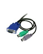 StarTech.com 1,8m 3-in-1 PS/2 VGA KVM Kabel - Kabelsatz für KVM Switch / Umschalter - Tastatur- / Video- / Maus- (KVM-)