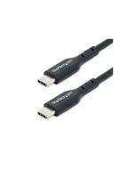 StarTech.com 2m (6ft) USB C Charging Cable, USB-C Cable, USB 2.0 Type-C Laptop Charger Cord, 60W 3A Power Delivery, TPE Jacket, USB-C Data Transfer Cable, M/M - USB-Kabel - 24 pin USB-C (M)