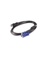 APC Tastatur- / Video- / Maus- (KVM-) Kabel - USB, HD-15 (VGA)